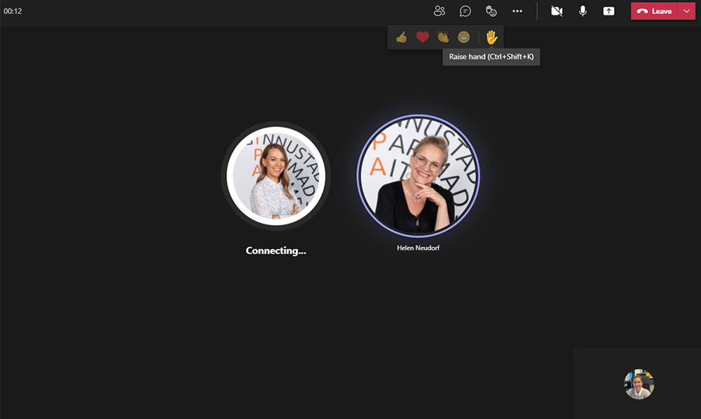 MS Teams raise hand