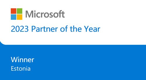 „Primend“ pripažinta 2023 m. „Microsoft“ Metų partnerio Estijoje nugalėtoja