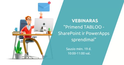 Vebinaras | Primend Tabloo - SharePoint ir PowerApps sprendimai